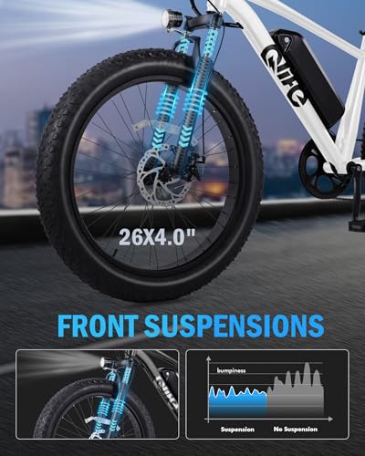 26x4.0 Fat Tire Electric Mountain Bike with 48V 13AH Battery P987