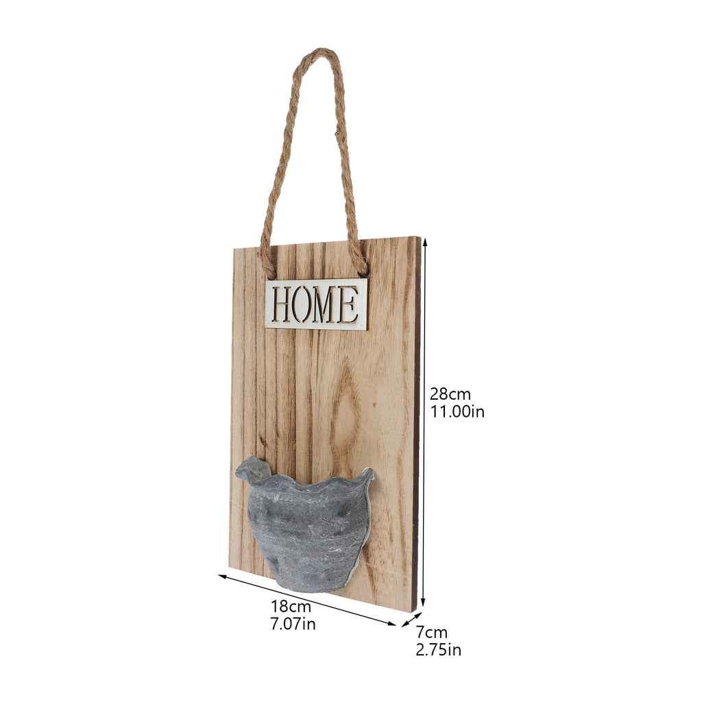 Three-dimensional Flower Pot Wall Hanging Planter Bar D34555
