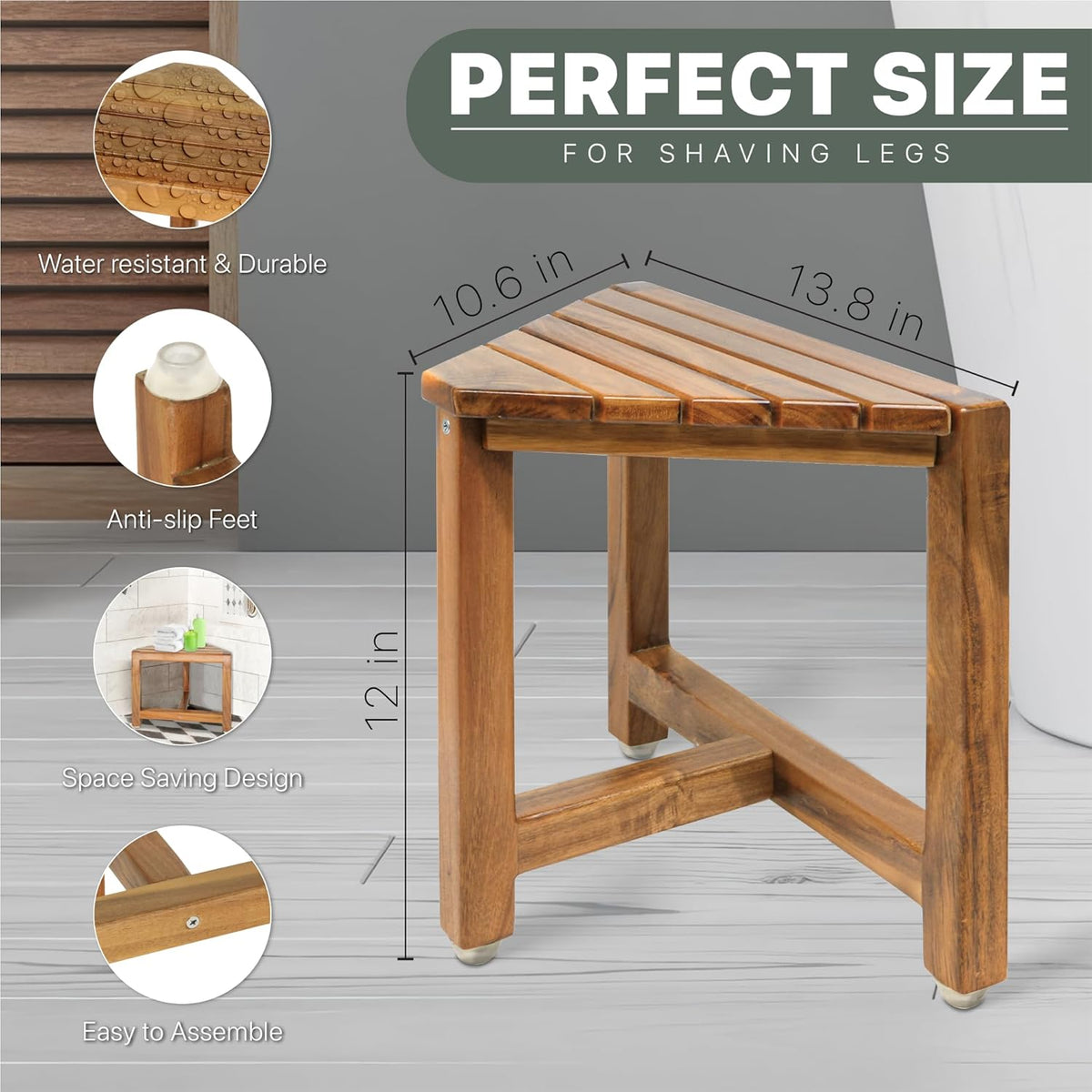 Corner Shower Stool Z6530