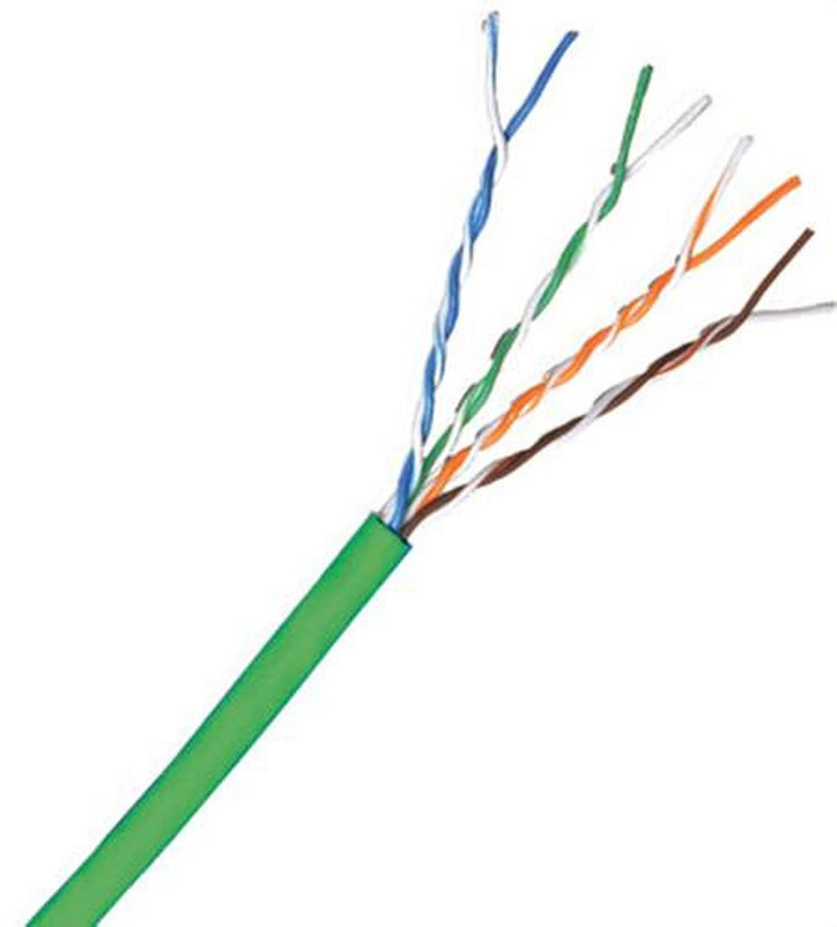 Green 1000' Cat 5e Solid Cable V423