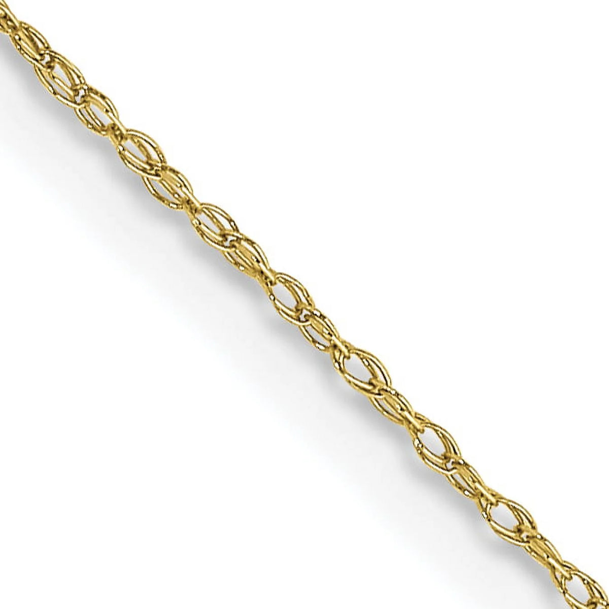 10K Yellow Gold Cable Rope Chain Necklace 16 Inches N160158