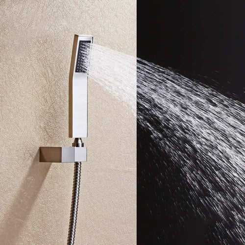 12x22 Rainfall LED Shower Set Double-Function Valve, Brass Handheld Shower Oil Rubbed Bronze G32491