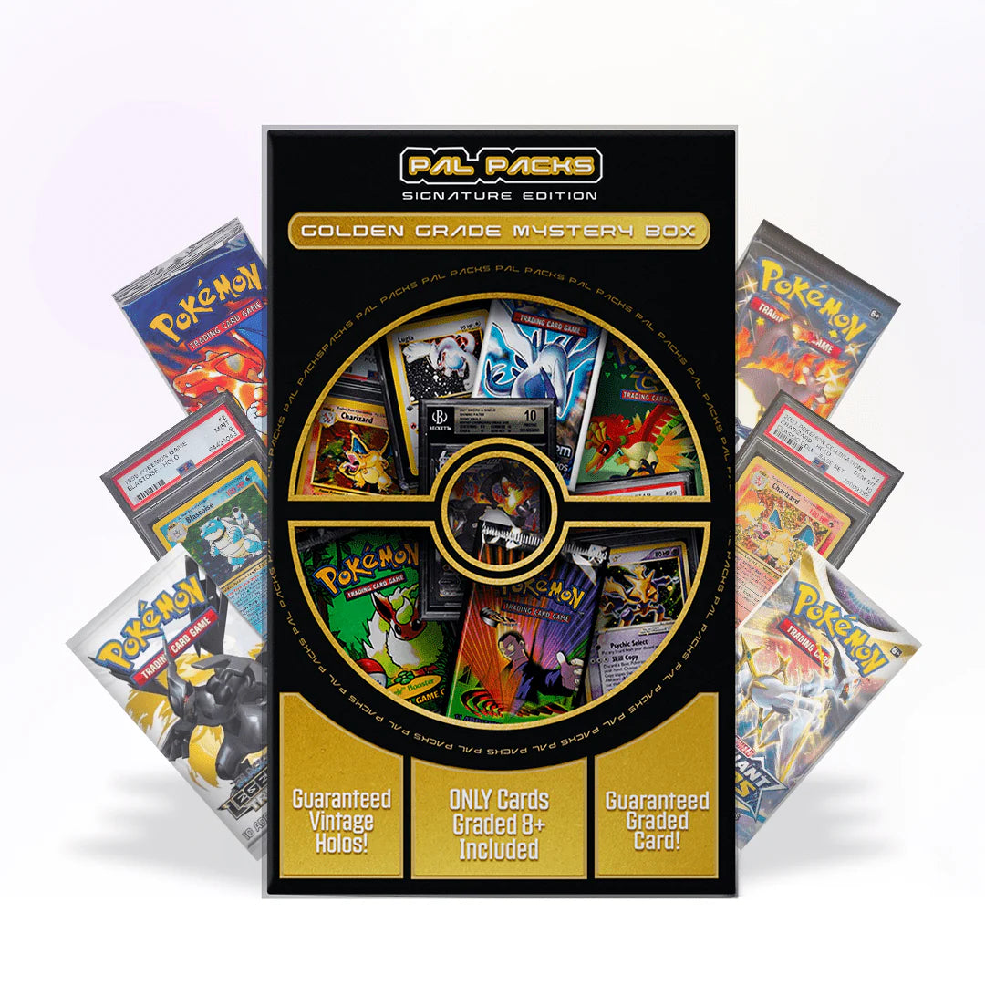 Golden Pokemon Trading Card Mystery Box S470