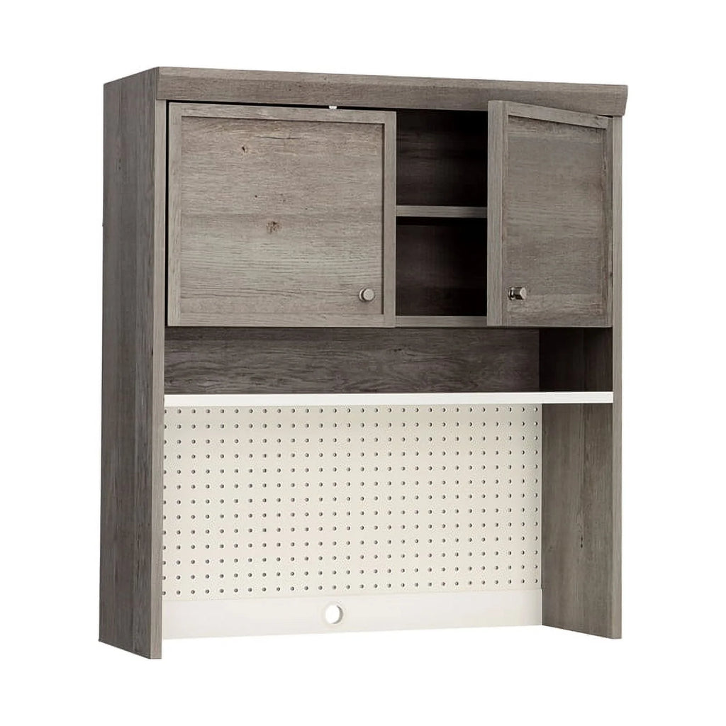 Engineered Wood Storage Hutch in Mystic Oak Finish D139