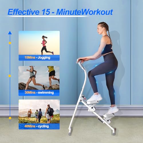 Foldable Vertical Climber with Adjustable Handles K750