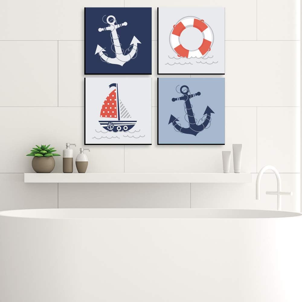 11 x 11 inches Kids Wall Art Set of 4 Prints F51723