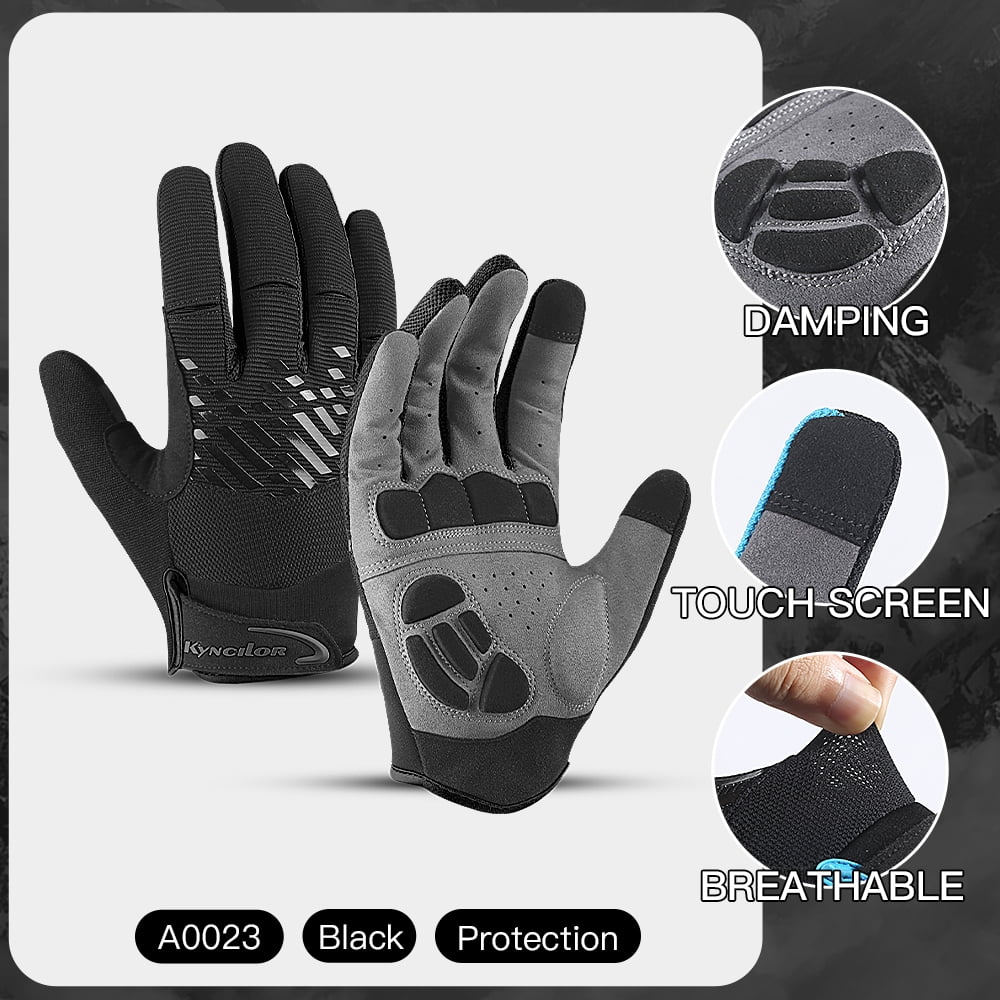 Full Finger Breathable Gel Pad Cycling Gloves D874