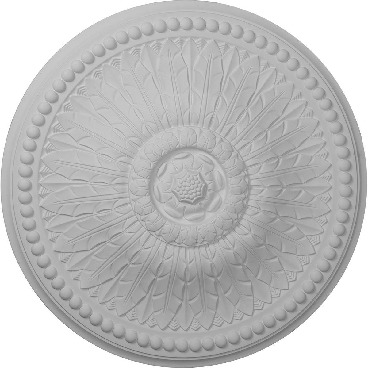 29 3/8x22OD x 2 7/8x22P Ceiling Medallion (Clear Yellow) F648