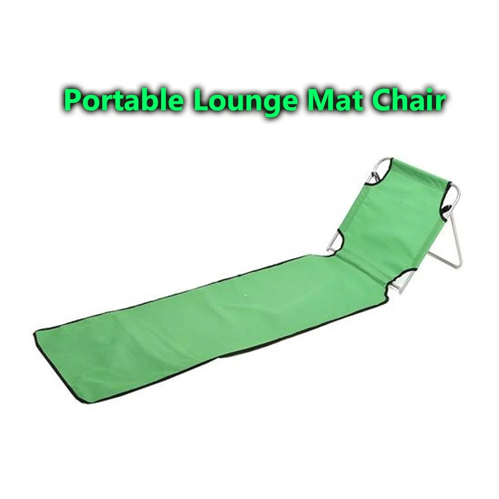 Portable Lounge Mat Chair Green R83807