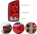 Dark Red Tail Light with Bulbs and Wiring Harness S4912
