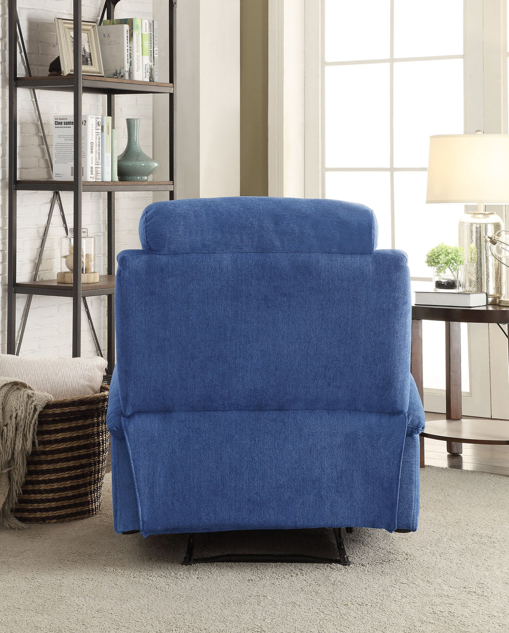Blue Velvet Recliner P81720