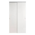 Beige Primed MDF Interior Closet Sliding Door with Trim I75794