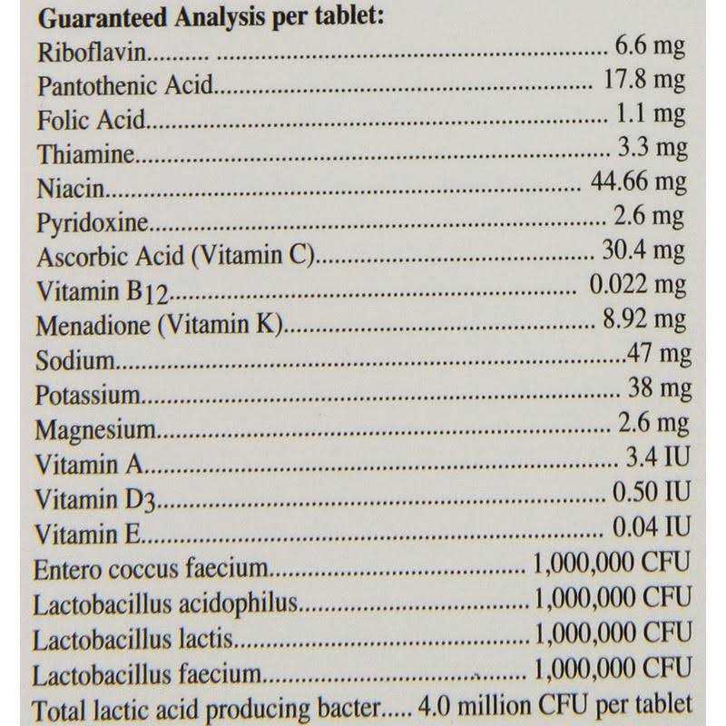 Pro-Biotic Tablets for Birds N173319
