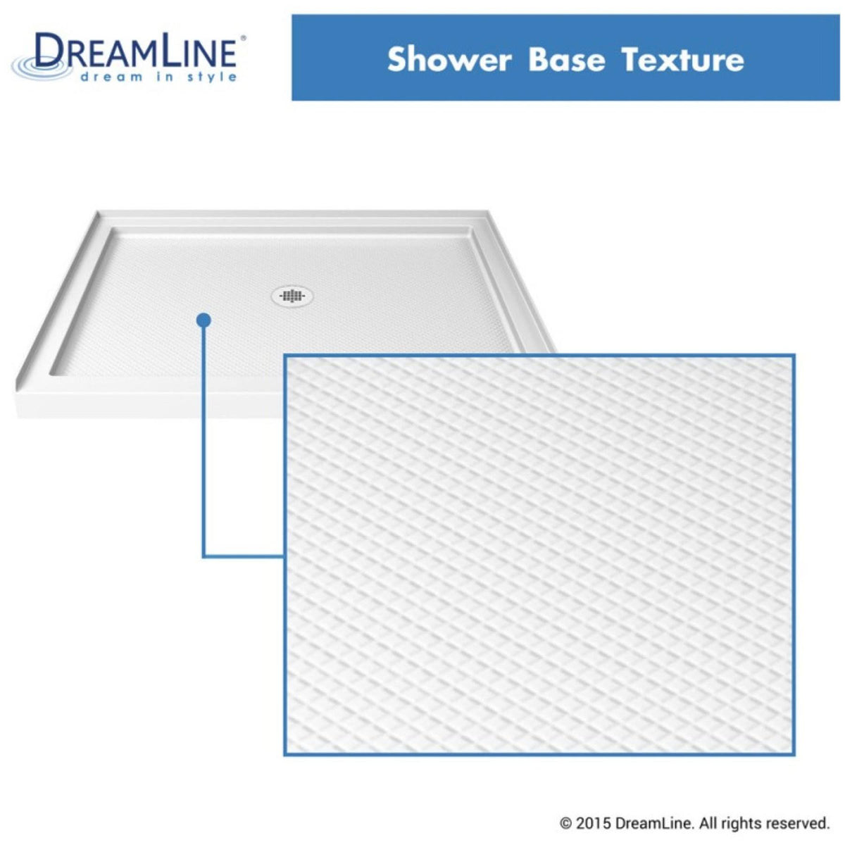36 in. x 60 in. Single Threshold Shower Base X5658
