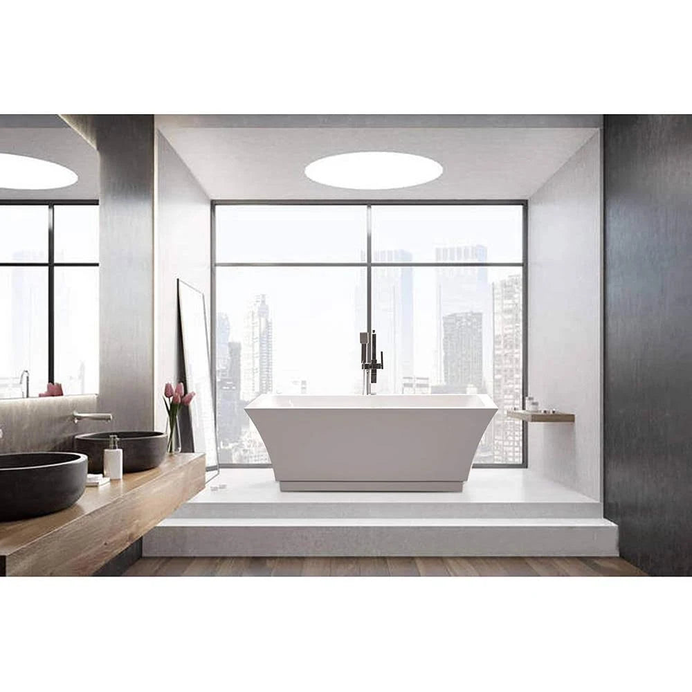 59 in. Acrylic Freestanding Bathtub in White I640698