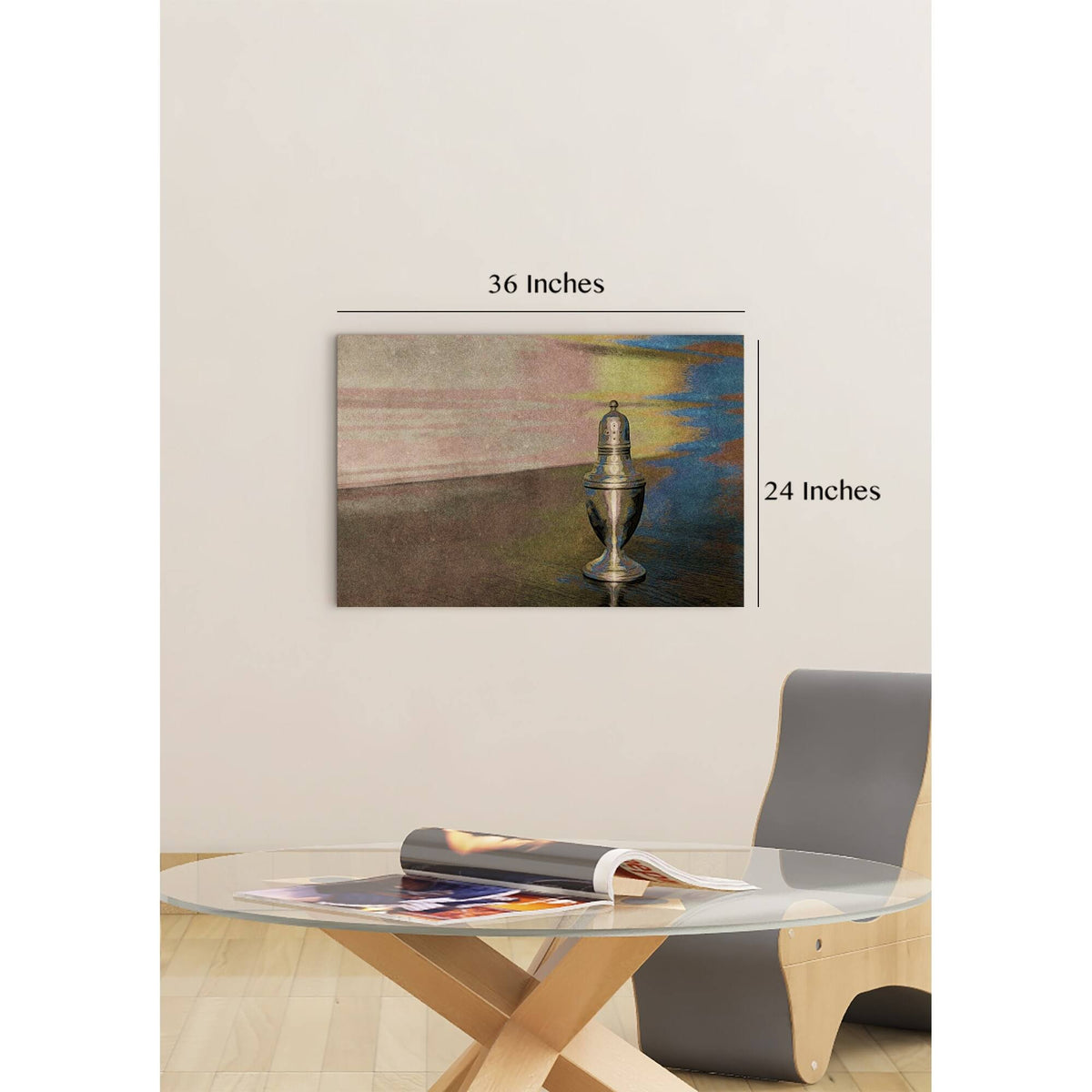 Rusted Shaker Stretched Canvas B34982