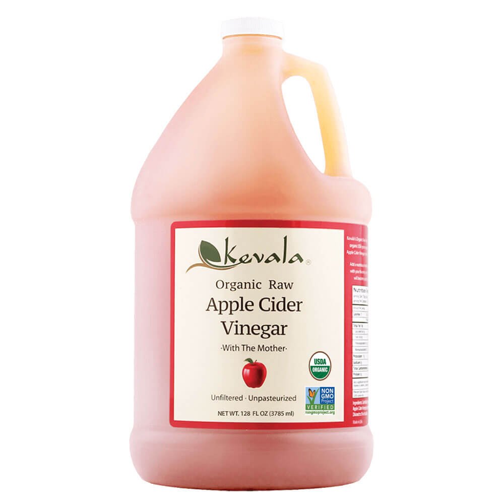 Organic Apple Cider Vinegar With Mother, Raw, Unfiltered, 128 Fluid Ounce X241