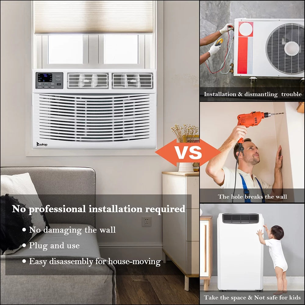 5000 BTU White Window Air Conditioner A650