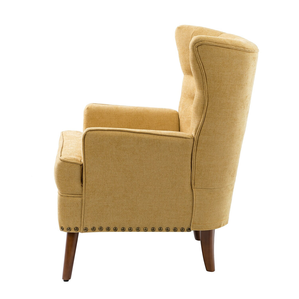 Accent Armchair with Tufted Back Set of 2 L111544