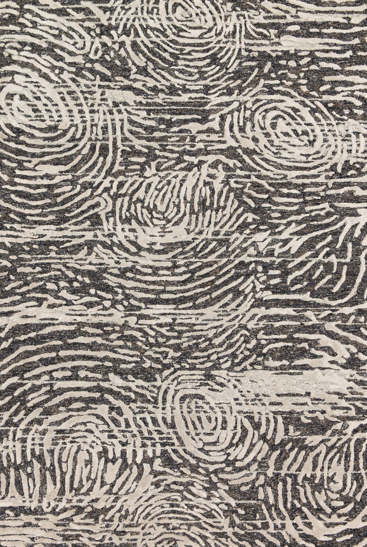 Charcoal Silver 9'3 x 13' Rug C7775