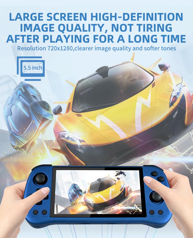 Handheld Game Console with 5.5-Inch IPS Screen Z214