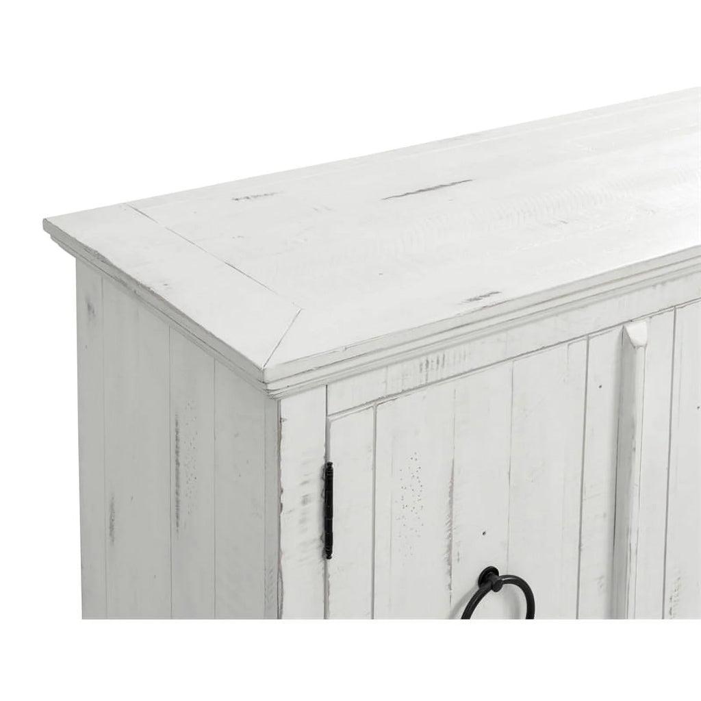 White Solid Wood 65" TV Stand N214835