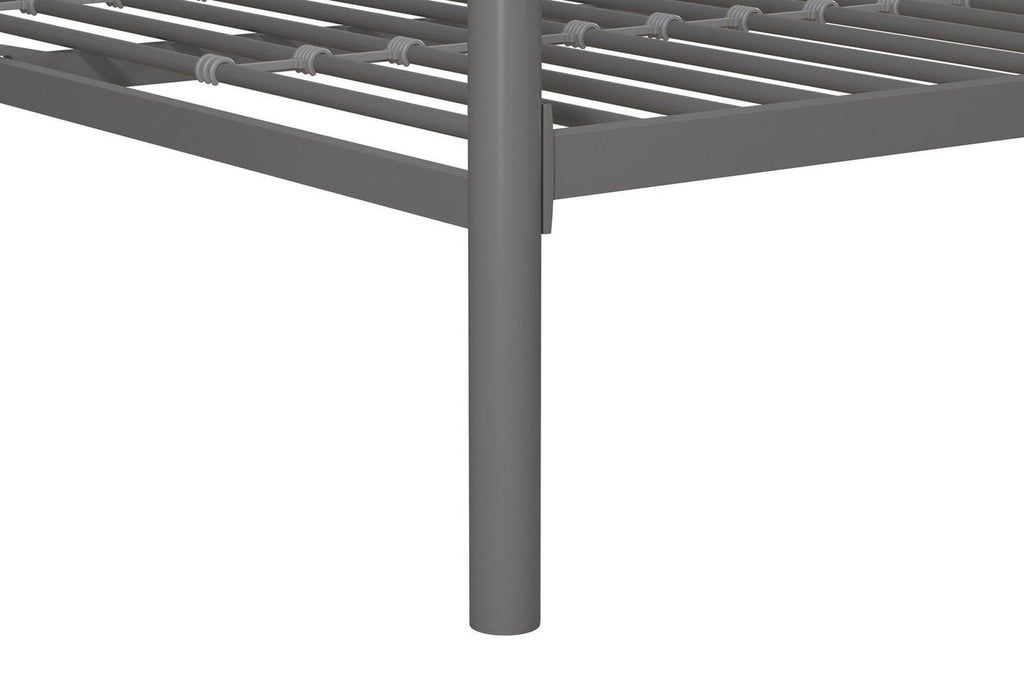 Twin Over Full Bunk Bed with Built-In Ladder Q9887