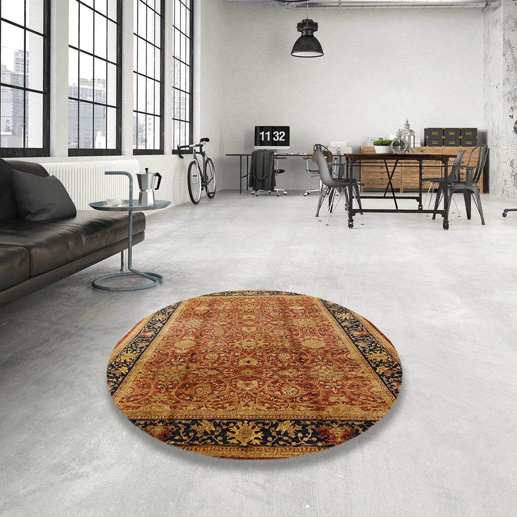 Red Oriental Rectangle Area Rug, 2' x 3' N8310