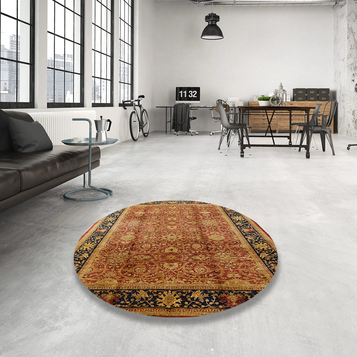 Red Oriental Rectangle Area Rug, 2' x 3' N8310