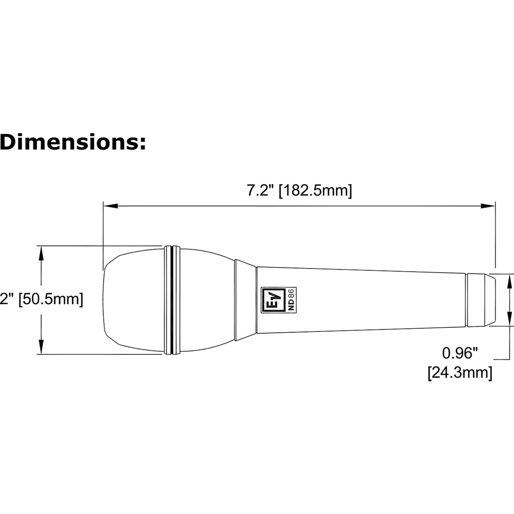 Supercardioid Dynamic Vocal Microphone R82320