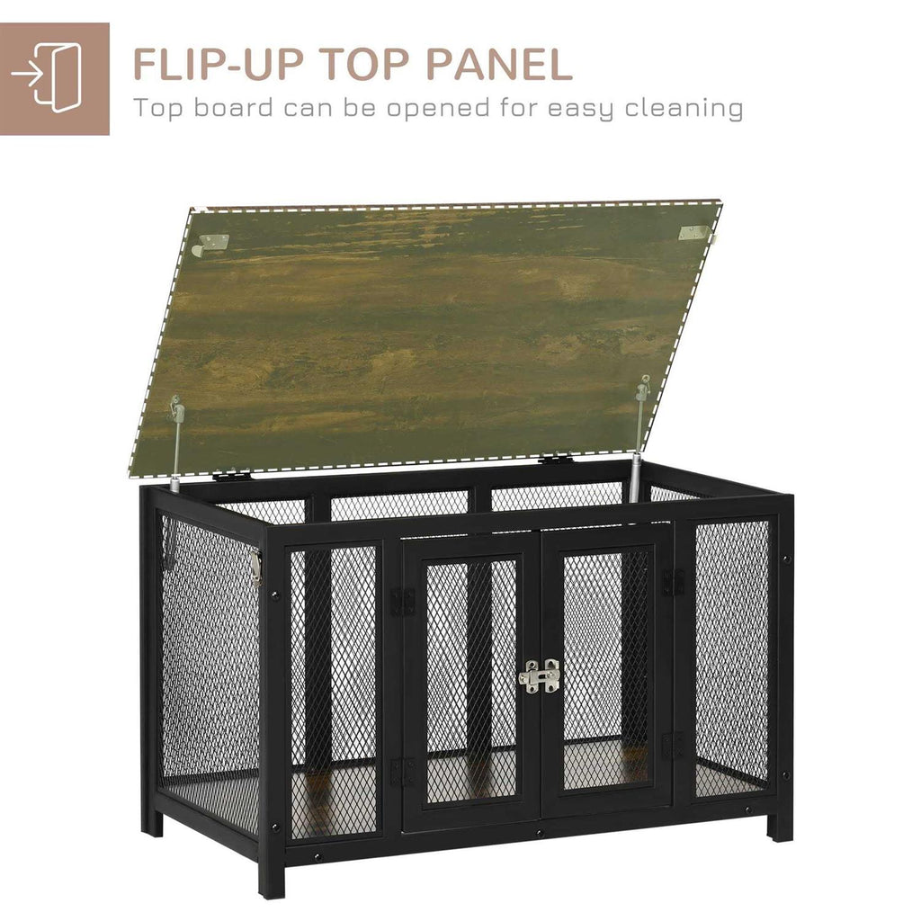 Furniture Style Dog Crate with Openable Top I635