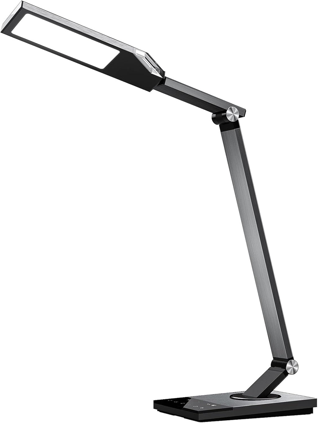 LED Desk Lamp with USB Port, Adjustable, Touch Control, Grey R2155
