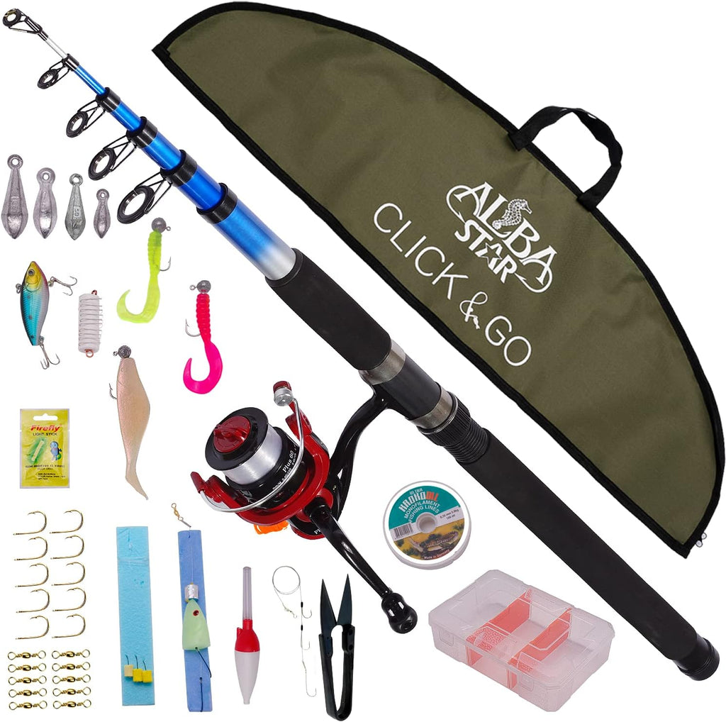Fishing Rod and Reel Combo with Carrier Bag K739