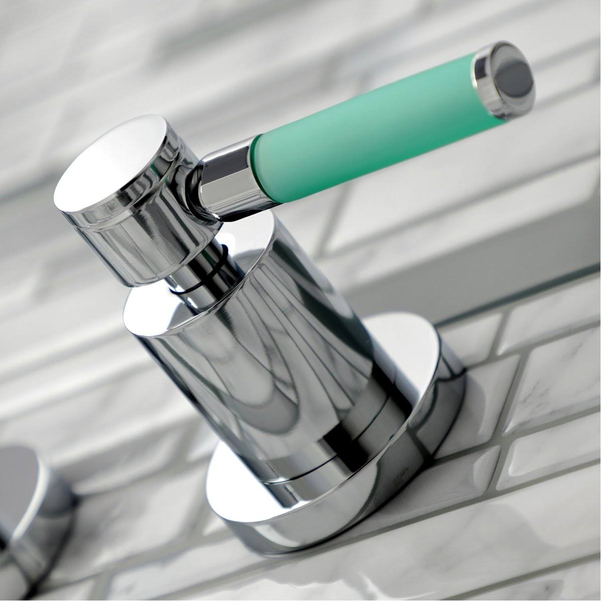 Brushed Brass 2-Handle Wall Mount Roman Tub Faucet M8325
