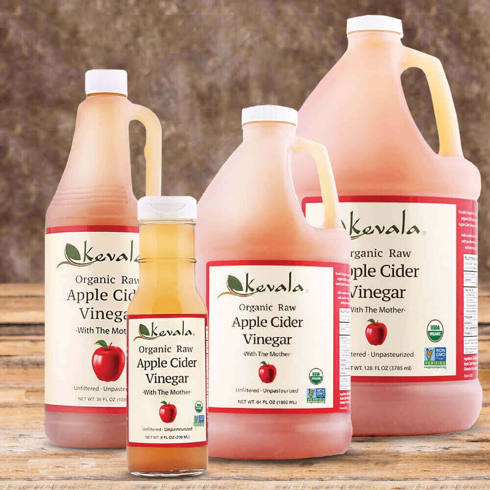 Organic Apple Cider Vinegar With Mother, Raw, Unfiltered, 128 Fluid Ounce X241