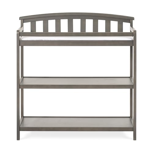 2-Piece Crib and Changing Table Nursery Set (Dapper Gray) P8990