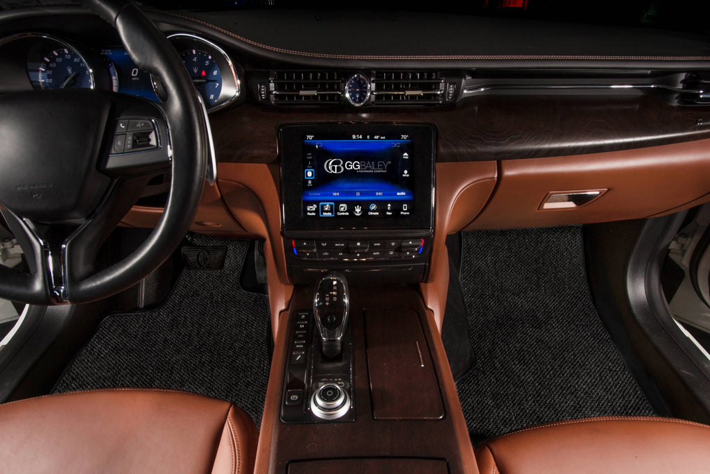 Charcoal Textile Car Mats K20865