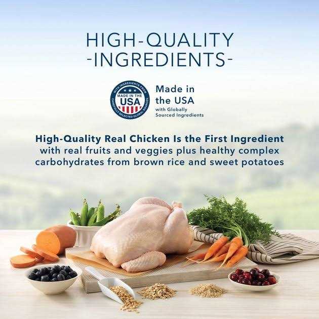 Baby Blue Large Breed Healthy Growth Formula Chicken & Brown Rice Recipe Puppy Dry Food L374