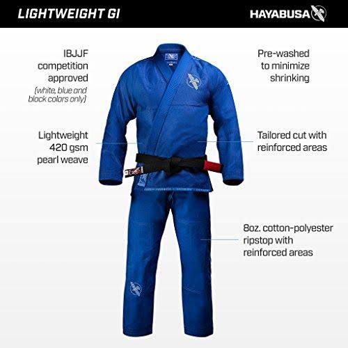 Black Lightweight Jiu Jitsu Gi Z2179