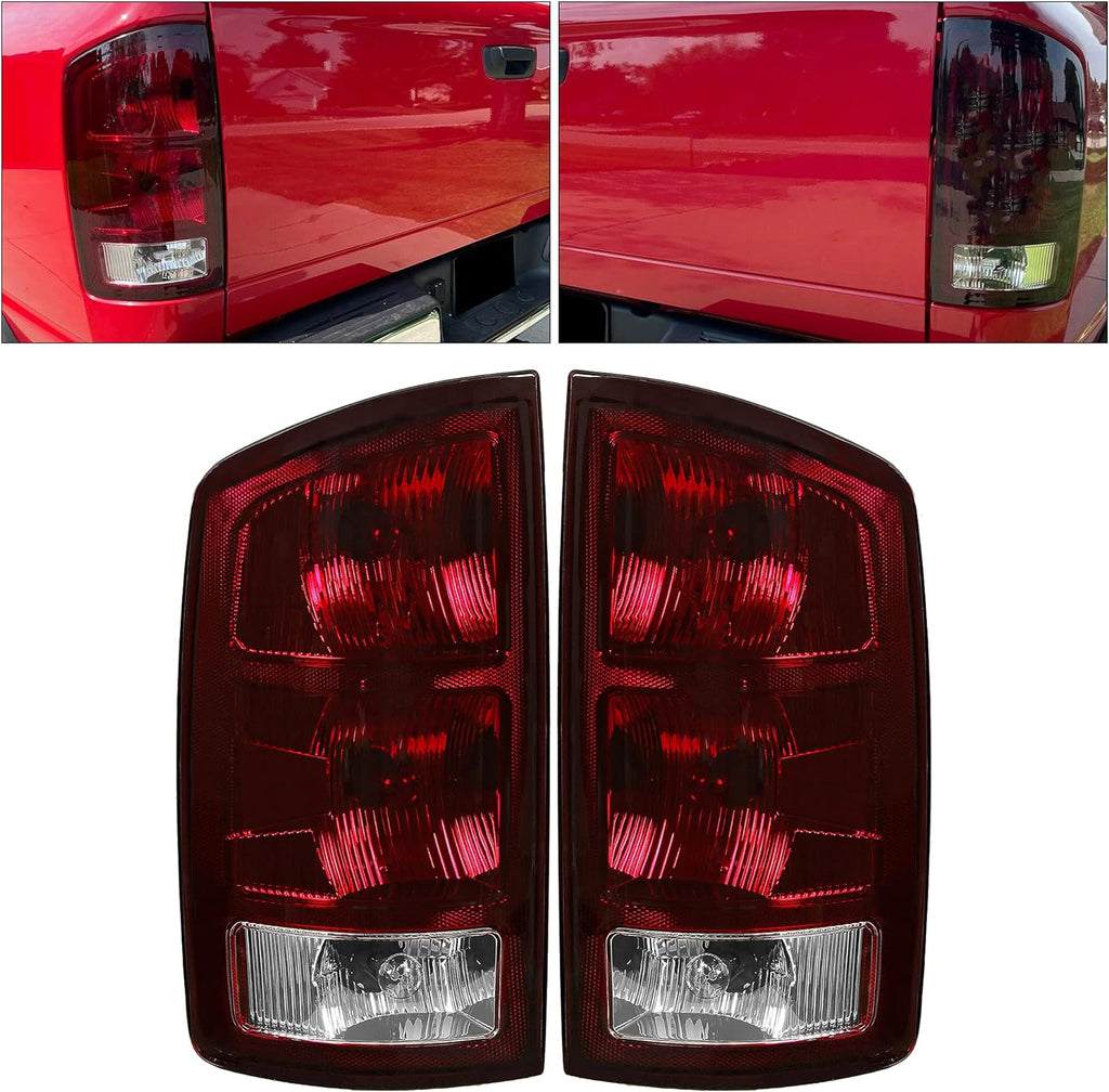 Dark Red Tail Light with Bulbs and Wiring Harness S4912
