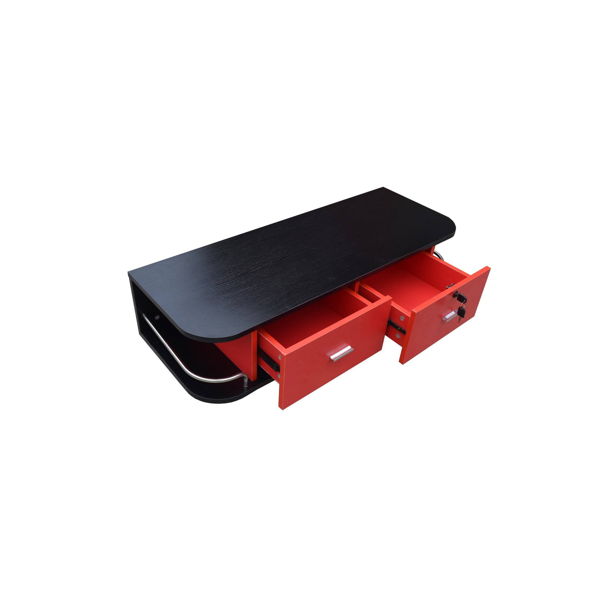Black Locking Wall Mount Styling Station M4106