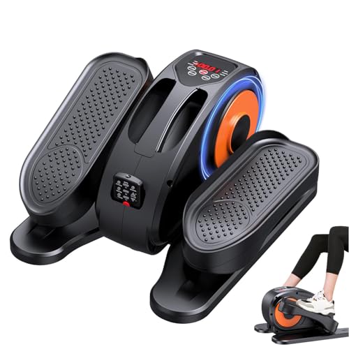 Under Desk Elliptical, Electric Seated Pedal Exerciser, 12 Adjustable Speeds O476226