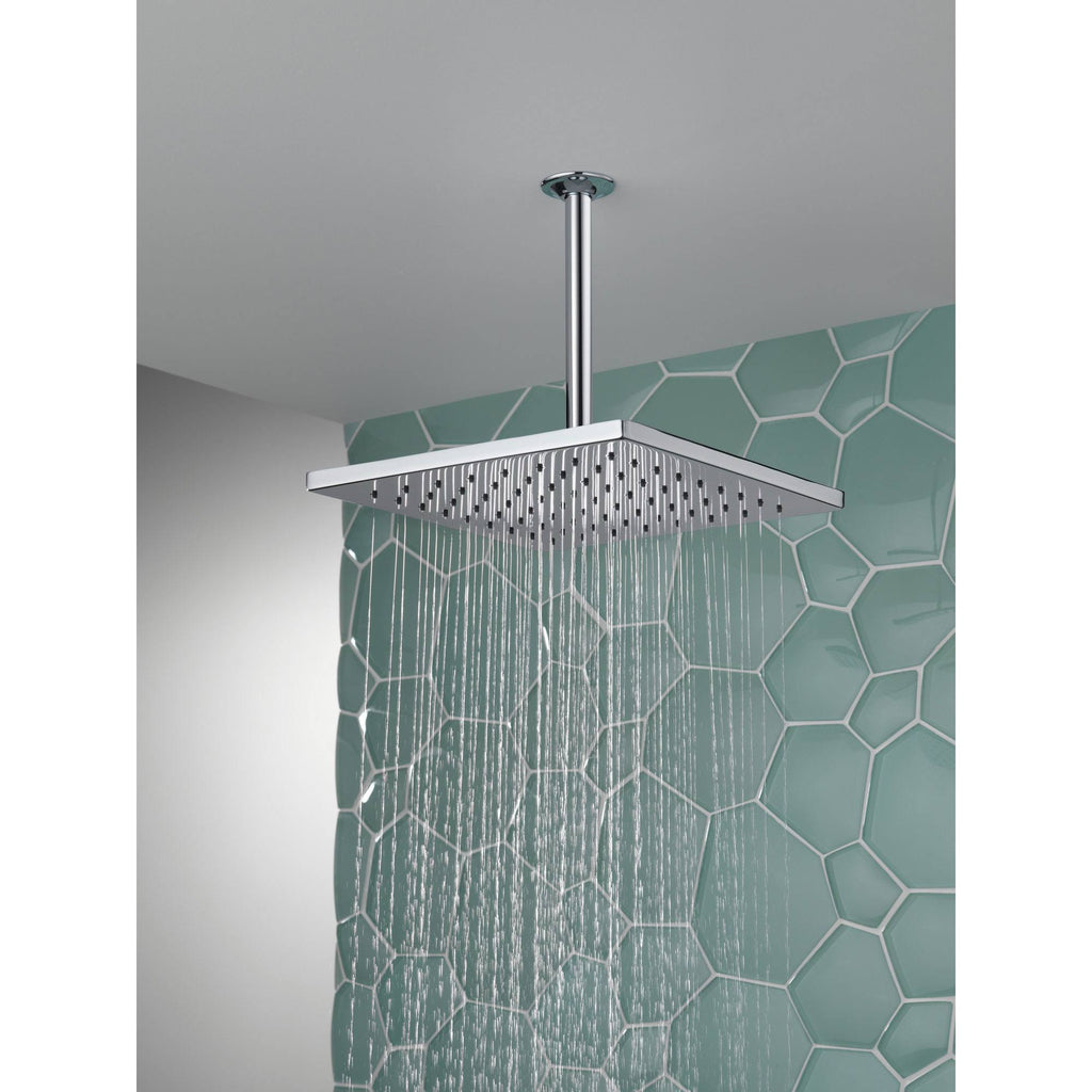 Chrome Metal Raincan Shower Head X19568