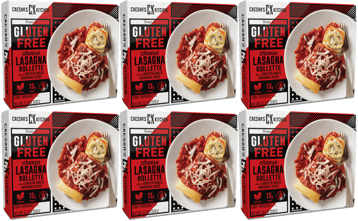 Gluten Free Cheese Lasagna Roll-up with Marinara Sauce Entrée 11.5 oz 6-Pack R445269