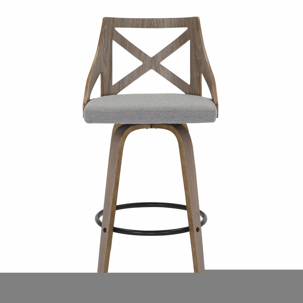 Swivel Polyester Counter Stool - Set of 2 S643910