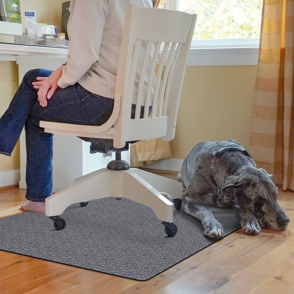 Gray Desk Chair Mat B1177