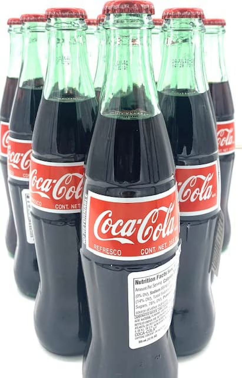 Mexican Coca Cola Glass Bottles 12 oz 10PK H4802