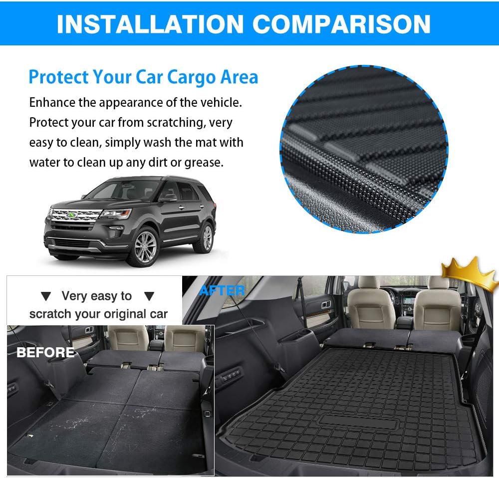 Custom Fit Cargo Liner Trunk Mat Pack of 2 R88500