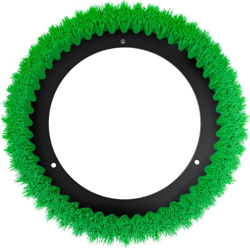 12" Diameter Light-Duty Green Scrub Brush R470