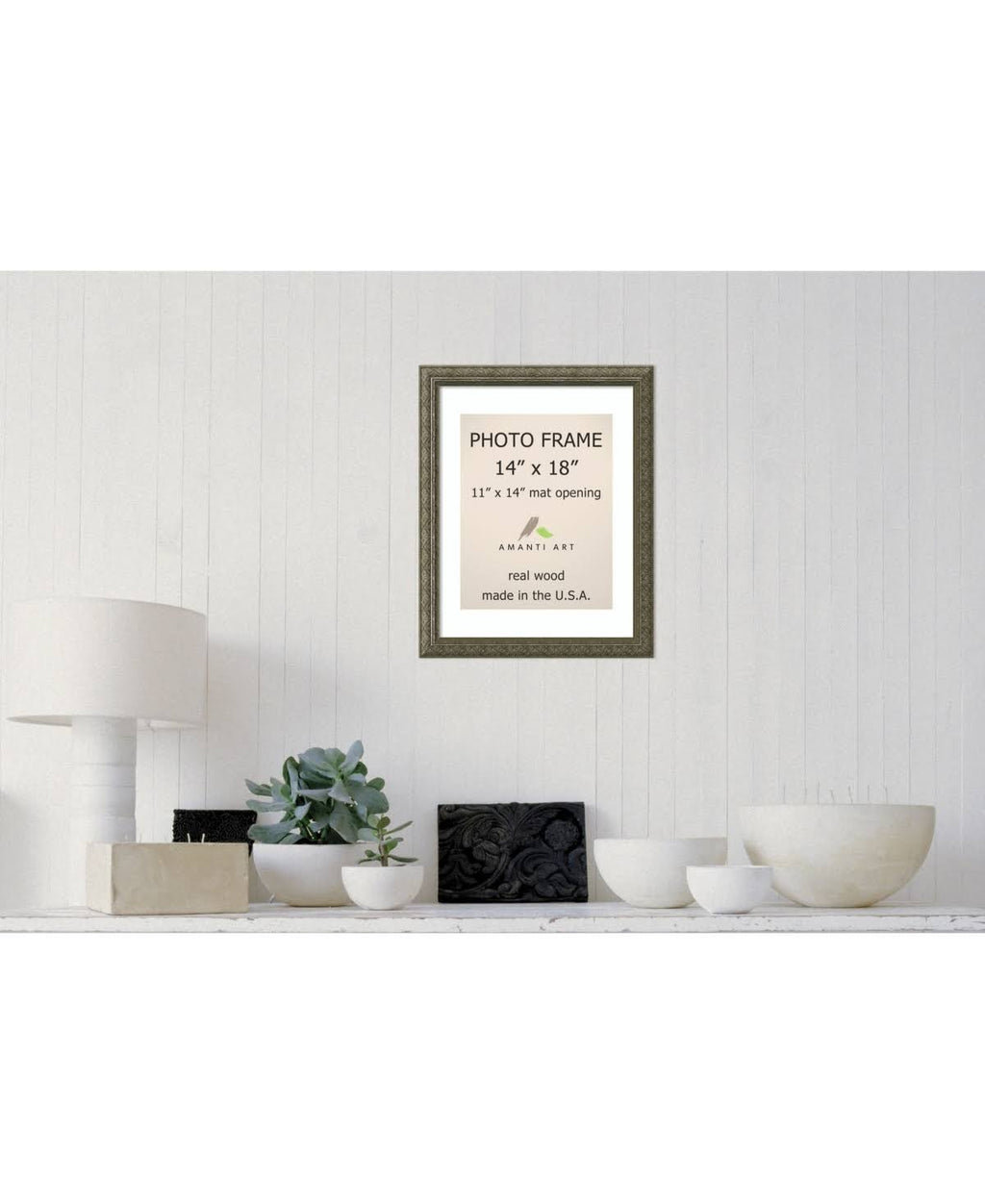 Pewter Matted Photo Frame S694836